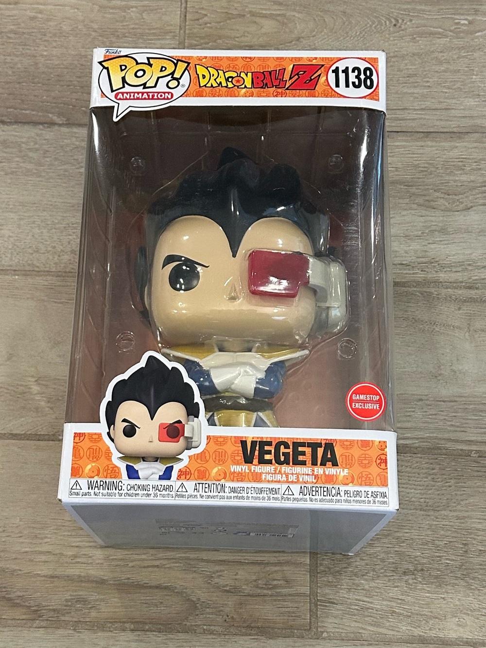 Funko Pop! 10 In. Jumbo Dragon Ball Z “Vegeta” Vinyl Figure (GameStop Exclusive)